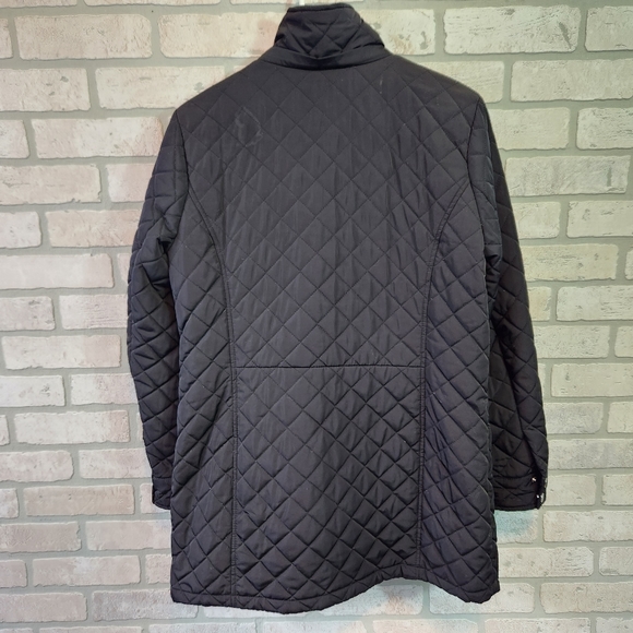 Calvin Klein Womens Quilted Water Resistant Full Zip Coat Size M - Picture 12 of 15